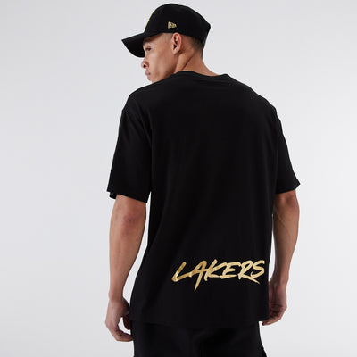 Los Angeles Lakers Metallic Short Sleeve T-Shirt