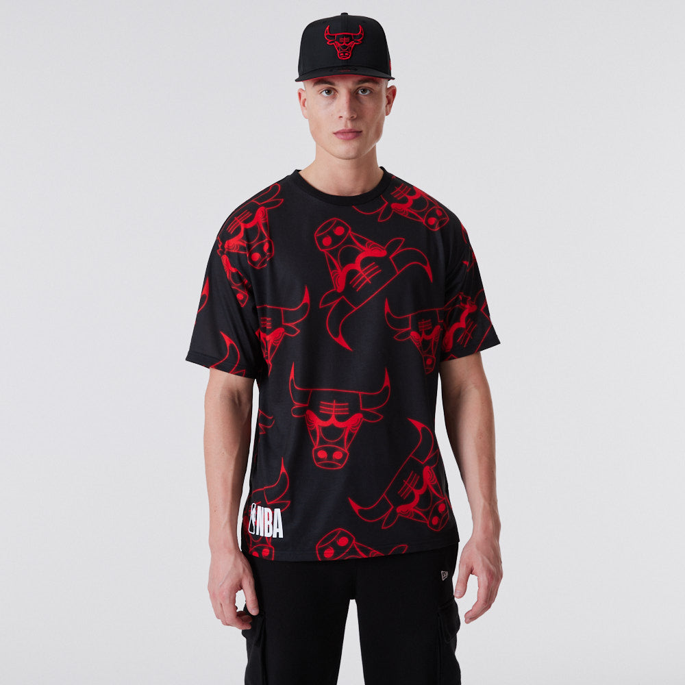 Chicago Bulls All Over Paint Short Sleeve T-Shirt