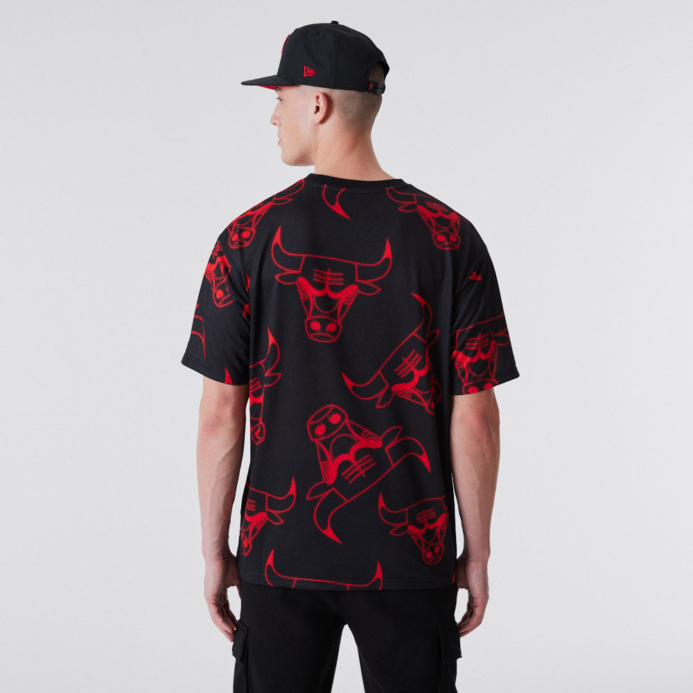 Chicago Bulls All Over Paint Short Sleeve T-Shirt