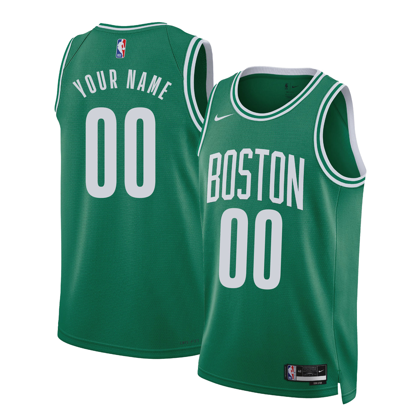 Boston Celtics Swingman Icon Edition Custom Jersey B22