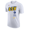 Mens Golden state warrior  block short sleeve T-shirt