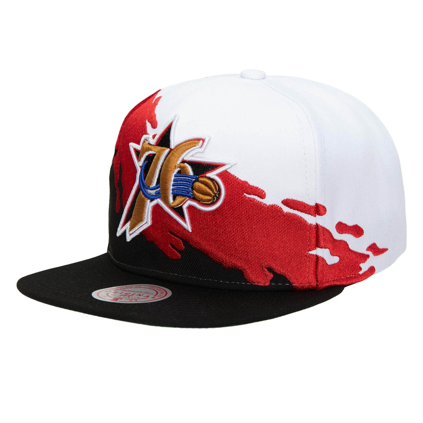 Philadelphia 76ers Paintbrush Adjustable Cap