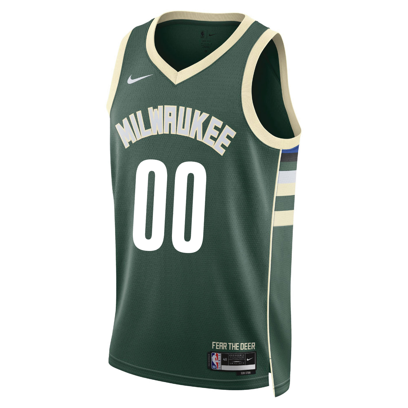 Milwaukee Bucks Swingman Icon Edition Custom Jersey 22
