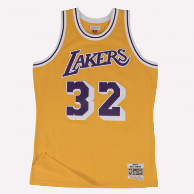 Magic Johnson Los Angeles Lakers 84 Swingman Home Jersey