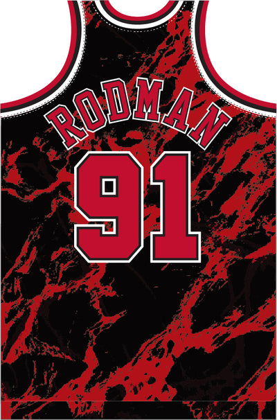 Dennis Rodman Home Final 1997 Swingman Jersey
