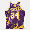 NBA Team Marble Swingman Jersey Los Angeles Lakers 1996 Shaquille O&