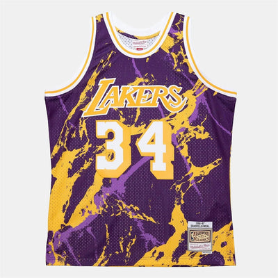 NBA Team Marble Swingman Jersey Los Angeles Lakers 1996 Shaquille O'Neal