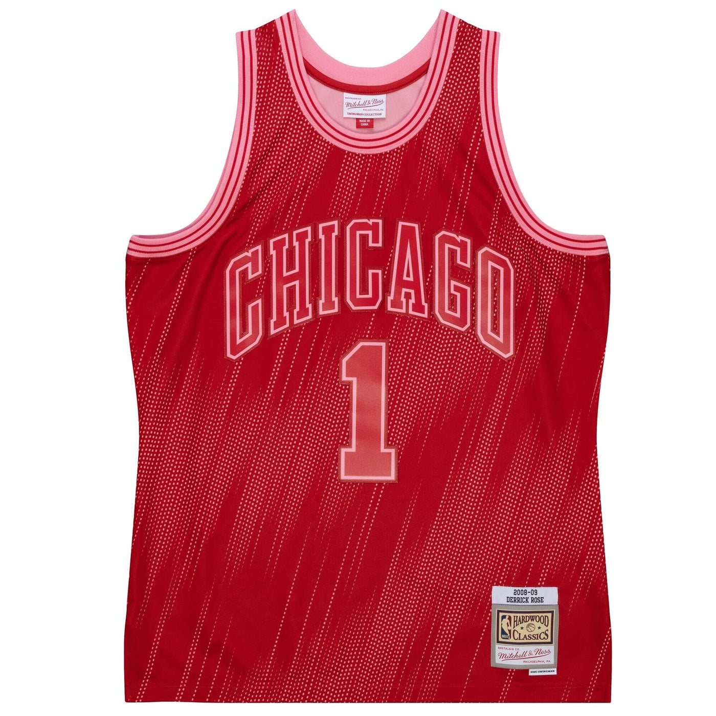 قميص فريق نجوم الدوري بتصميم أحادي اللون لفريق شيكاغو بولز عام 2008 بلاير ديريك روز