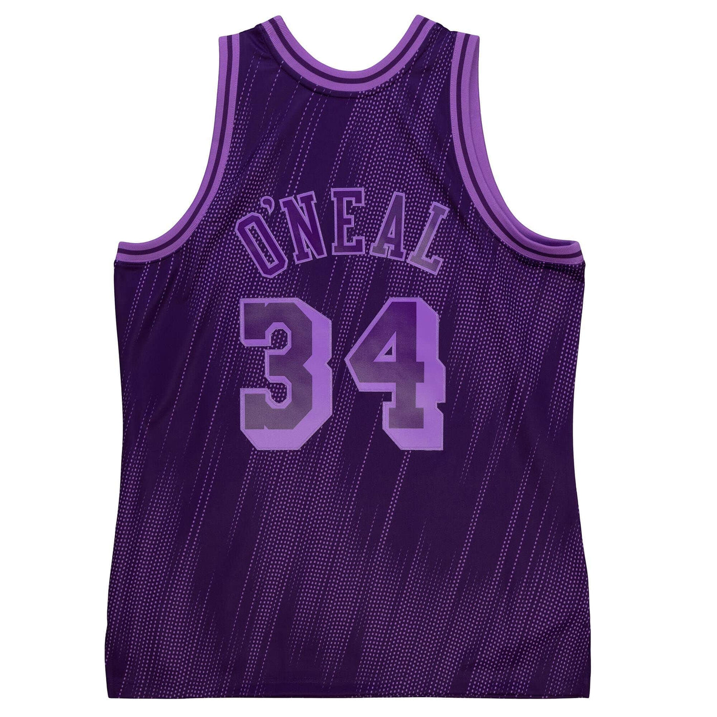 Mitchell & Ness Men's Shaquille O'Neal Purple Los Angeles Lakers 1996-97  Hardwood Classics Marble Swingman Jersey