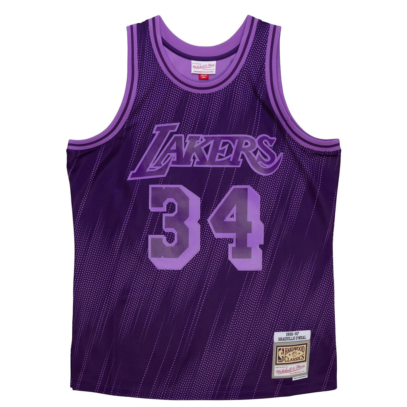 Mitchell & Ness NBA Lakers Shaquille O'Neal 96 Swingman Jersey